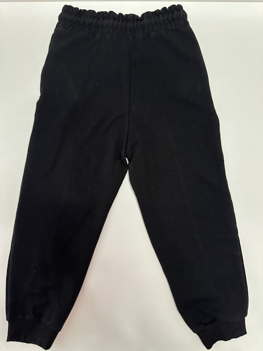 Zerom Jogginghose Gr. 110 | Schwarz | Mit Taschen & Kordel