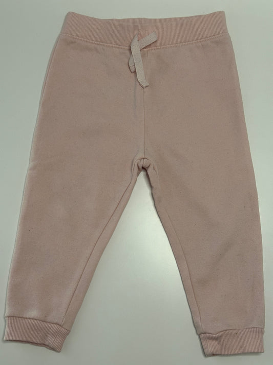 Jogginghose Gr. 80 in Hellrosa mit Bündchen