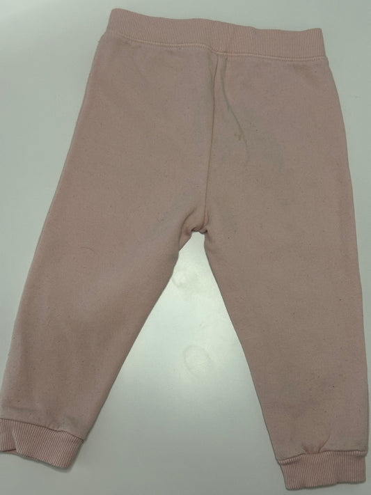 Jogginghose Gr. 80 in Hellrosa mit Bündchen