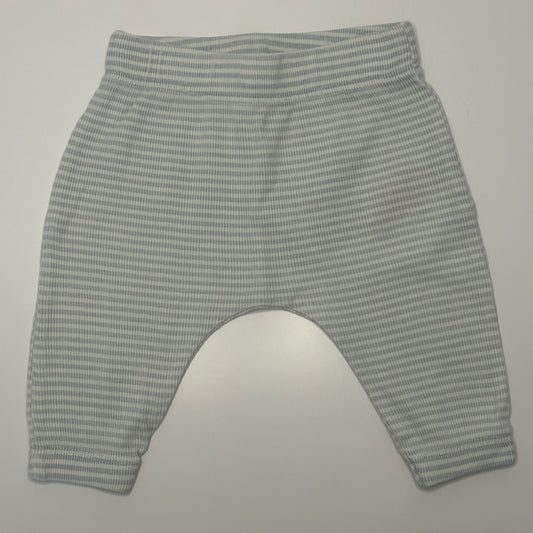 Babyhose Hellgrau-Weiss Gestreift Gr. 62