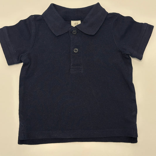 Polo-Shirt Dunkelblau Gr. 62