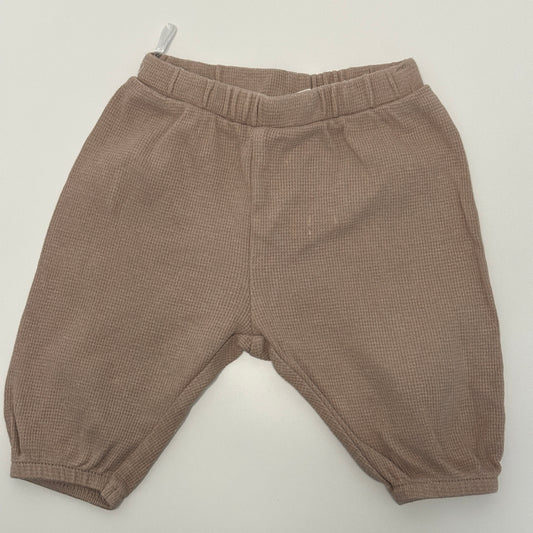 Babyhose Rippstoff Taupe Gr. 62