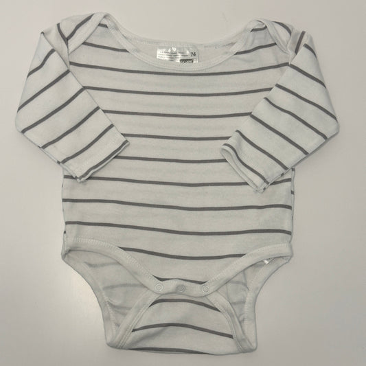 Langarm-Body Gestreift Gr. 74