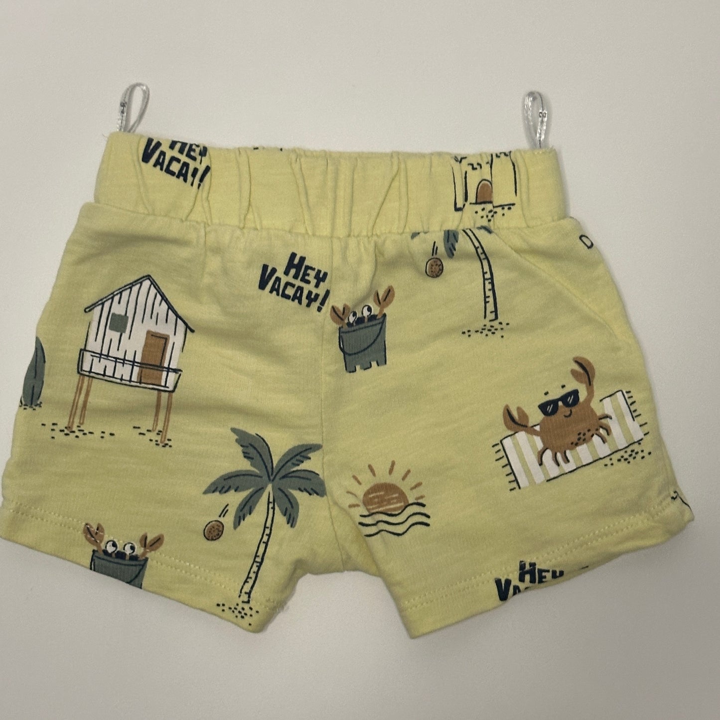 Baby Shorts „Hey Vacay!“ mit Sommer-Print  Gr. 62