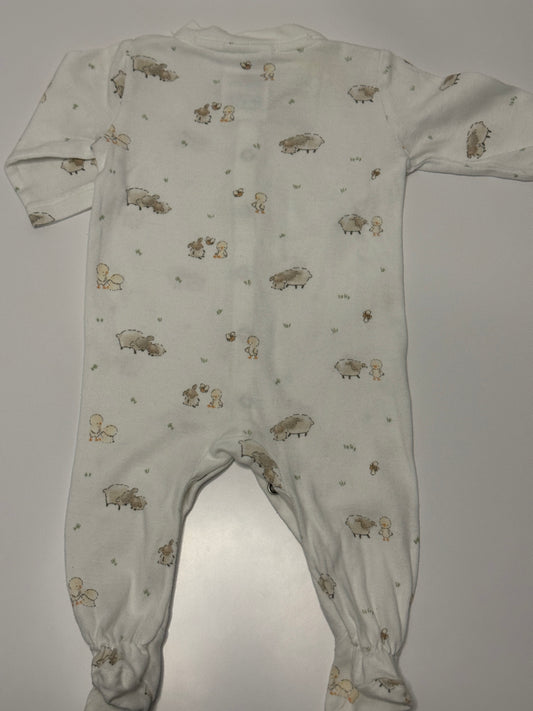 Strampler mit Schaf-Print H&M Gr. 56