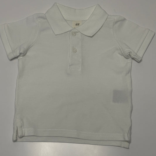Poloshirt Weiss  Gr. 62