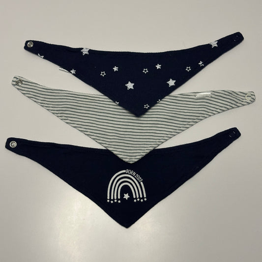 Dreieckstücher 3er-Set | Sterne, Streifen & Regenbogen