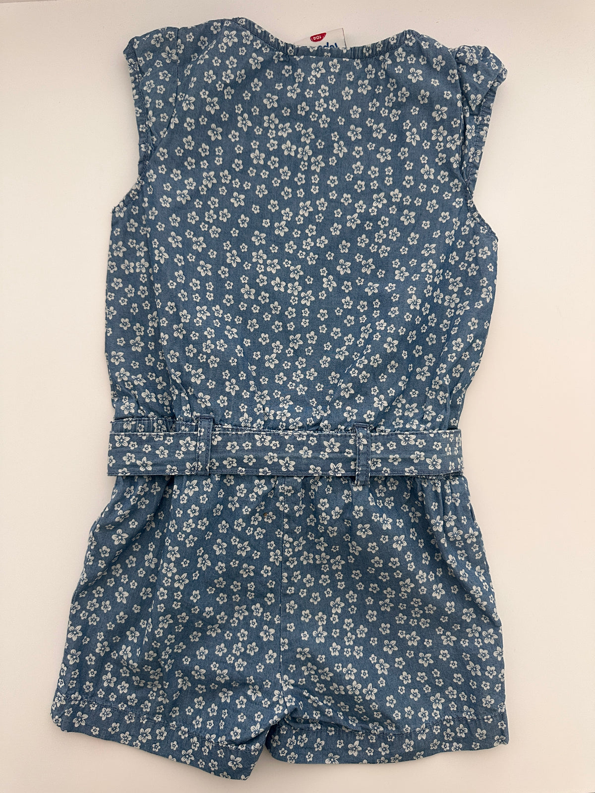 Topolino Kinder Jumpsuit Blau mit Blumen Gr. 104