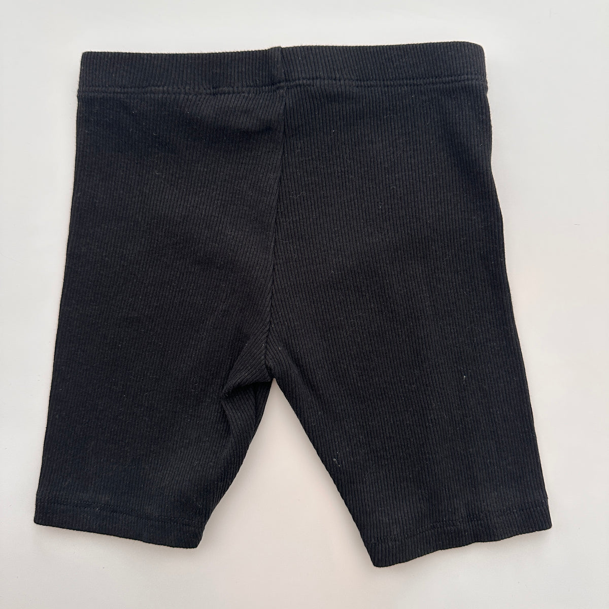 H&M Kinder Ripp-Radlerhose Schwarz Gr. 98 / 2–3 Jahre