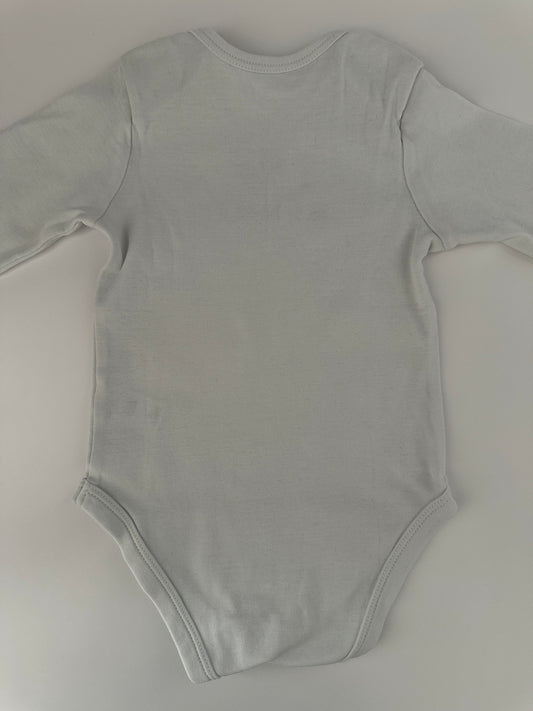 Baby Body Langarm „I Love Mummy“ Weiss Gr. 80