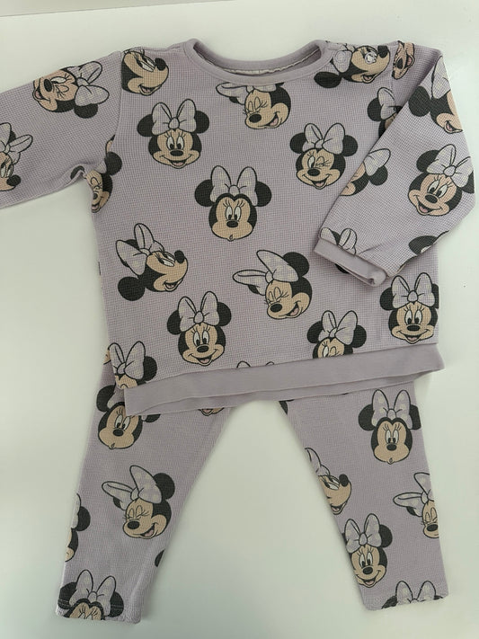 Baby Set Disney Minnie Mouse C&A Lila Gr. 86 (12–18 Monate)