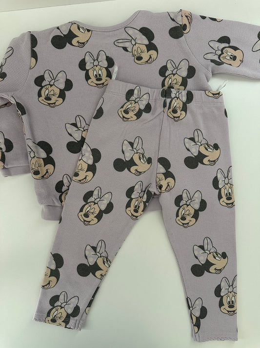 Baby Set Disney Minnie Mouse C&A Lila Gr. 86 (12–18 Monate)