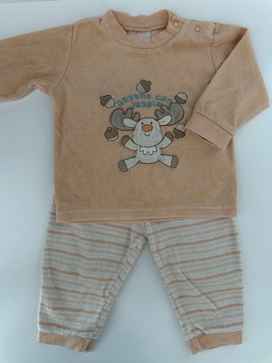 Baby Set Pullover & Hose Baby Club C&A Beige Gr. 80