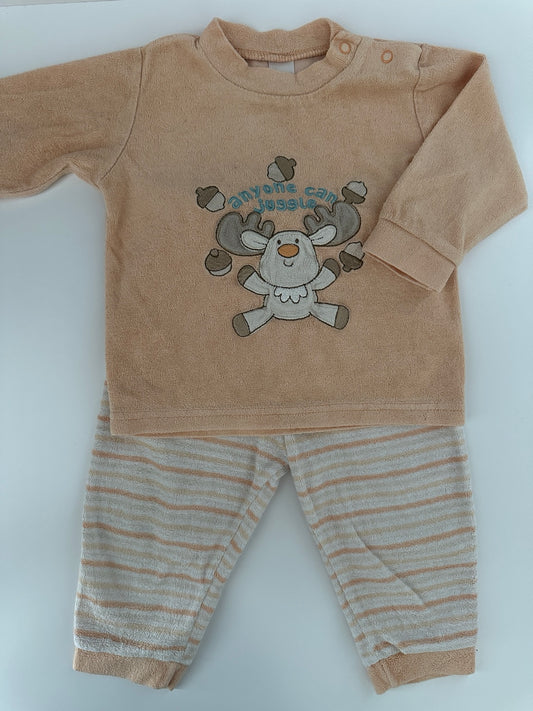 Baby Set Pullover & Hose Baby Club C&A Beige Gr. 80