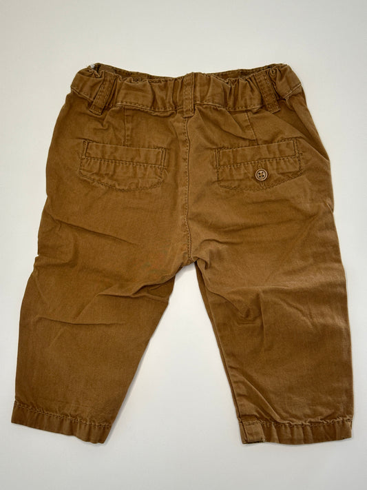 Lange Babyhose in Braun Gr. 68