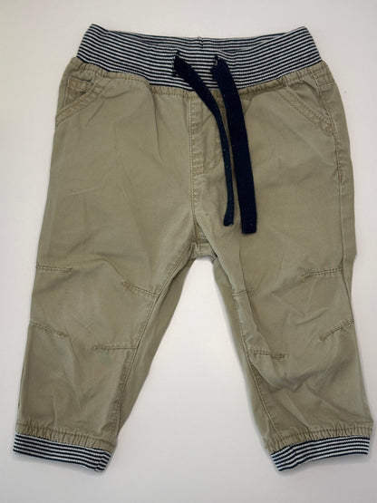 Bequeme Babyhose mit Streifenbund Gr. 74