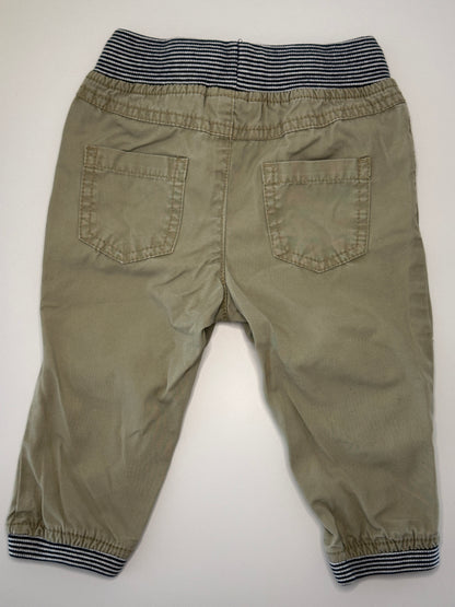 Bequeme Babyhose mit Streifenbund Gr. 74