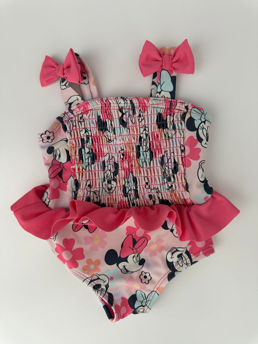 Minnie Mouse Badeanzug Rosa Gr. 62 – Volants & Schleifen