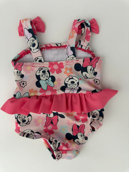 Minnie Mouse Badeanzug Rosa Gr. 62 – Volants & Schleifen