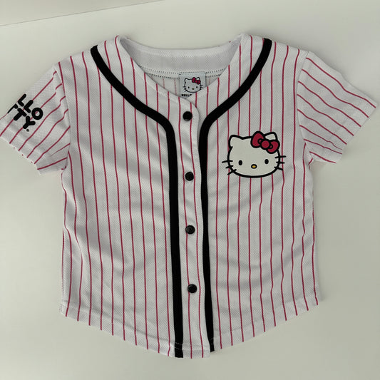 Hello Kitty Baseball Jersey Weiss-Pink Gr. 104 – Gestreift