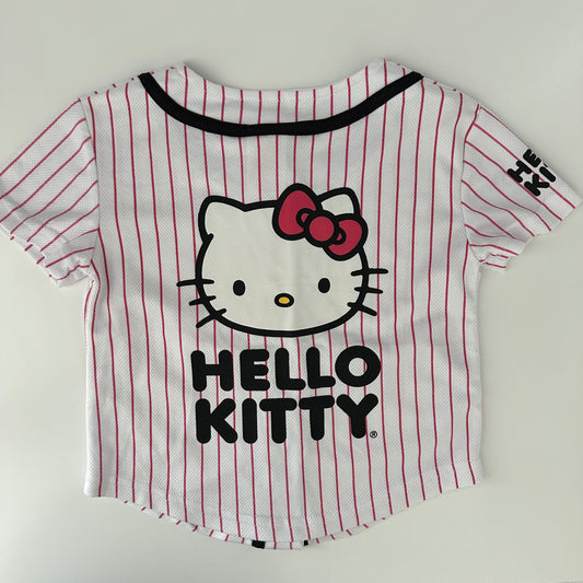 Hello Kitty Baseball Jersey Weiss-Pink Gr. 104 – Gestreift