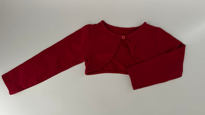Bolero Jäckchen Rot Gr. 104 – Langarm