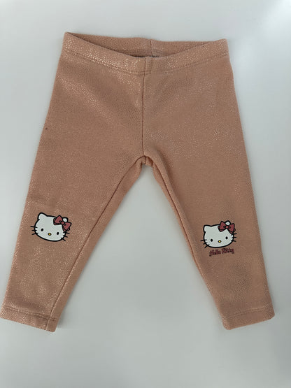 Hello Kitty Glitzer Leggings Rosa Gr. 92 – Gefüttert & Glänzend