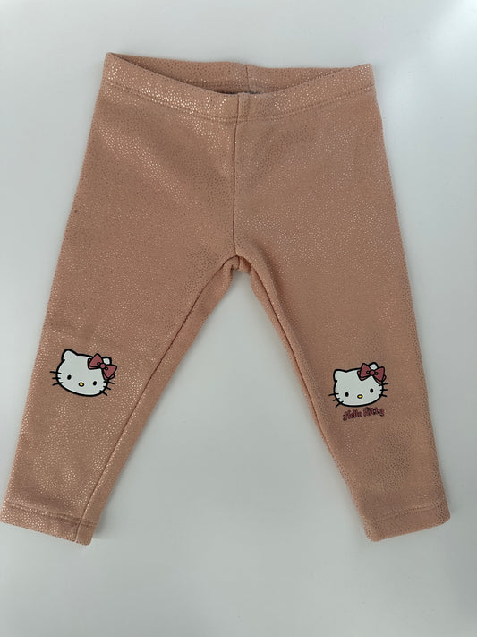 Hello Kitty Glitzer Leggings Rosa Gr. 92 – Gefüttert & Glänzend