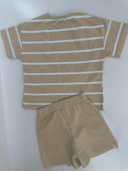 Minnie Mouse Sommer Set Beige Gr. 104 – T-Shirt & Skort