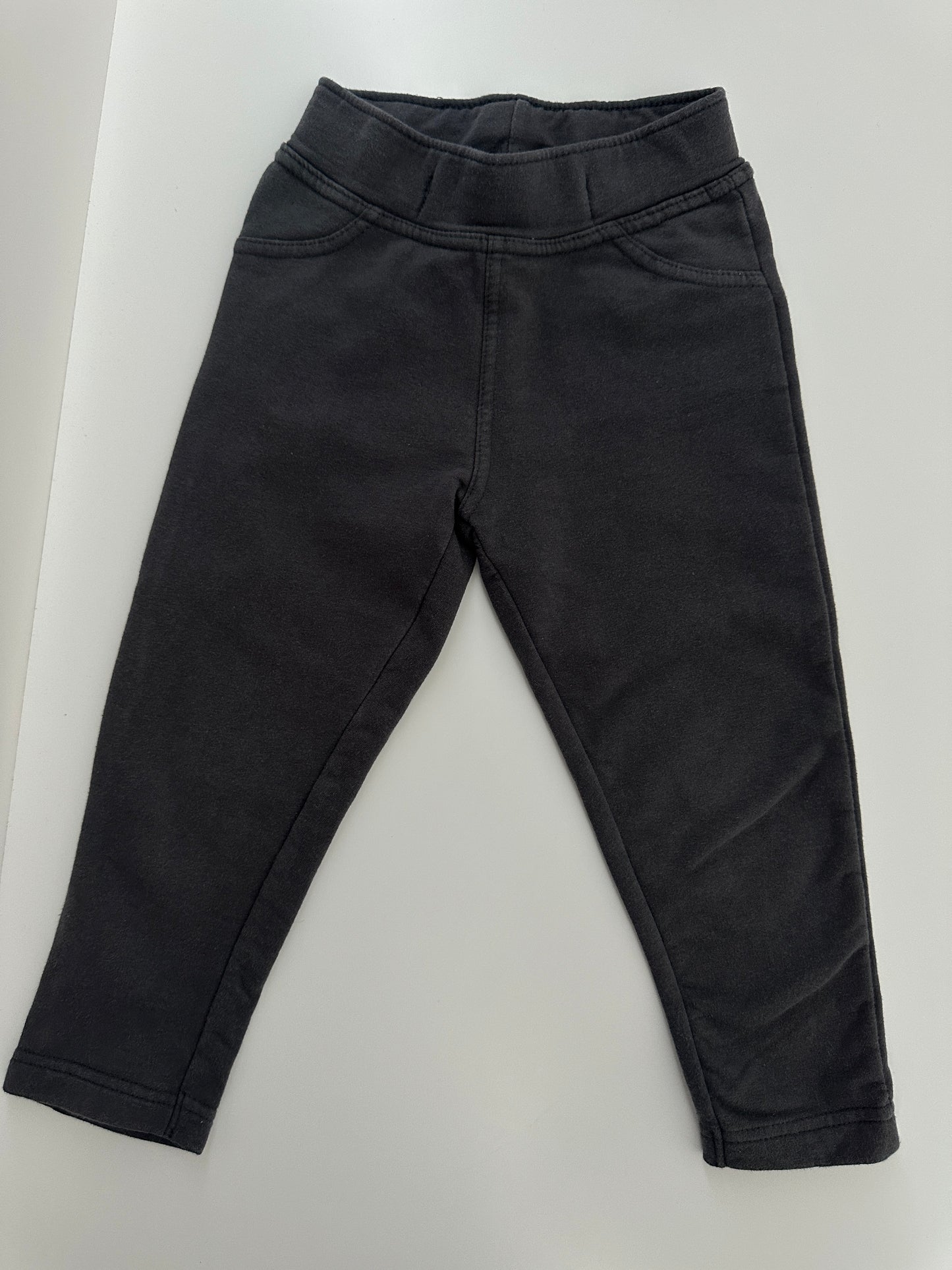 Mädchen Leggings Anthrazit Gr. 92 – Weich & Stretch