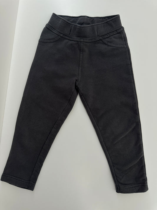 Mädchen Leggings Anthrazit Gr. 92 – Weich & Stretch