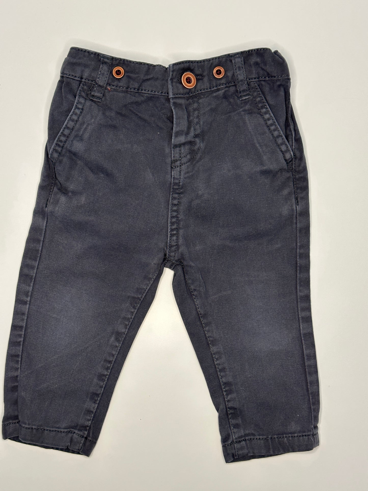 Babyhose Dunkelgrau Gr. 68