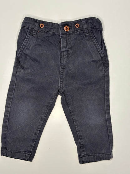 Babyhose Dunkelgrau Gr. 68