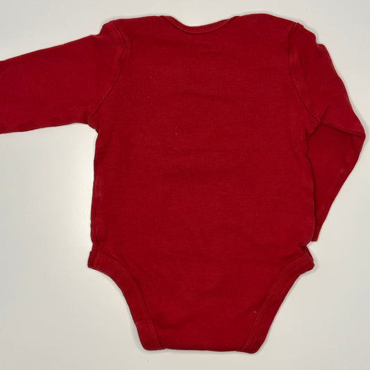 Weihnachtsbody mit Schneemann Gr. 68