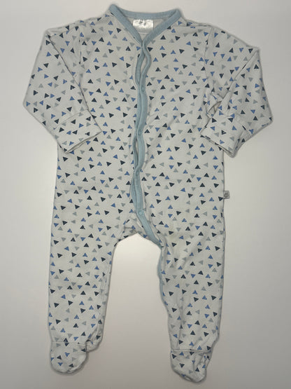 Pyjama / Strampler mit Füsschen Gr. 62/68