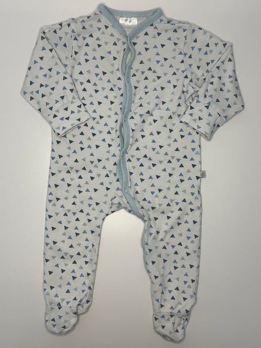 Pyjama / Strampler mit Füsschen Gr. 62/68
