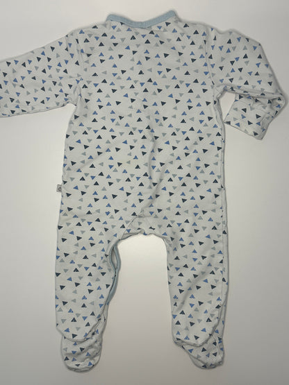 Pyjama / Strampler mit Füsschen Gr. 62/68