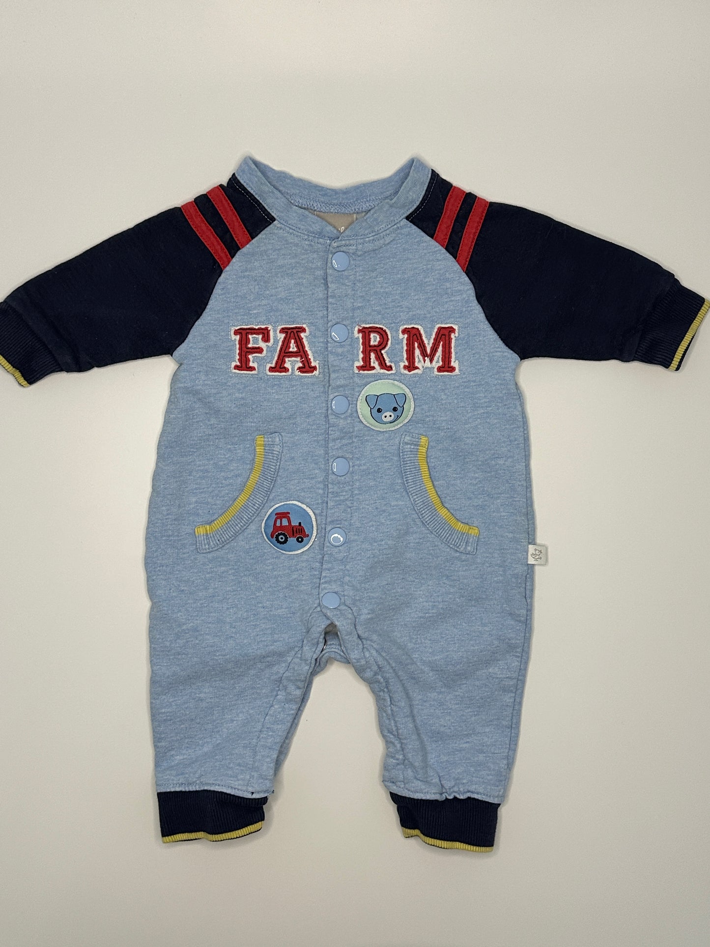 Baby Strampler „Farm“ Gr. 68