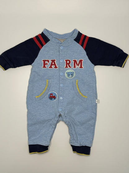 Baby Strampler „Farm“ Gr. 68