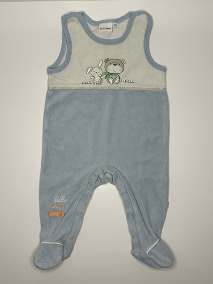 Warmer Strampler mit Füsschen Gr. 62/68