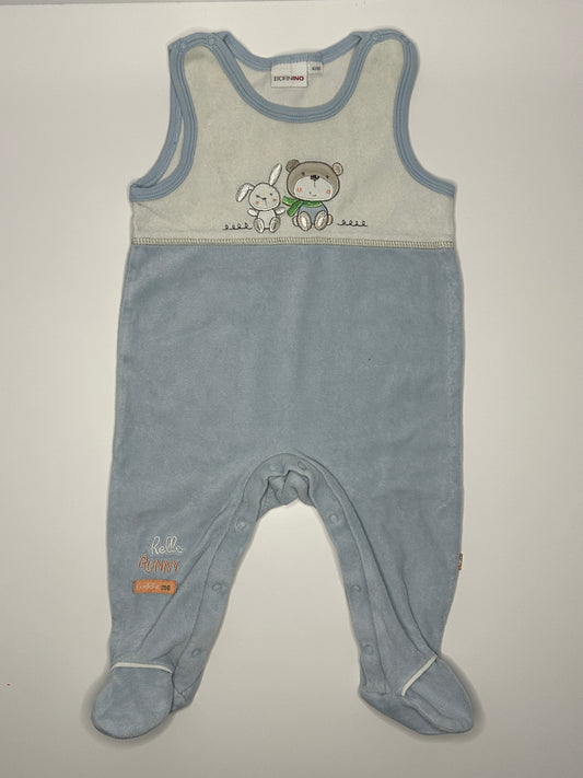 Warmer Strampler mit Füsschen Gr. 62/68