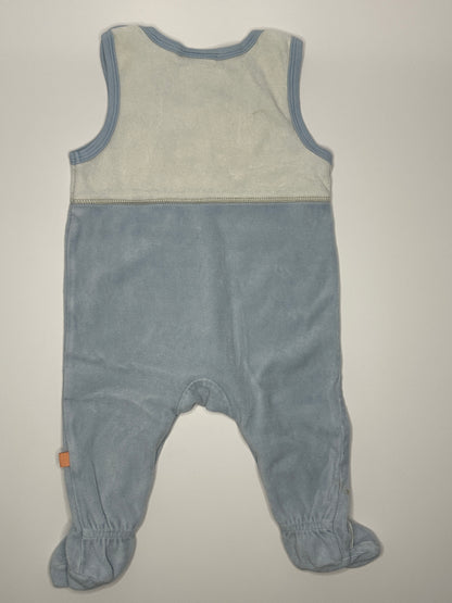 Warmer Strampler mit Füsschen Gr. 62/68