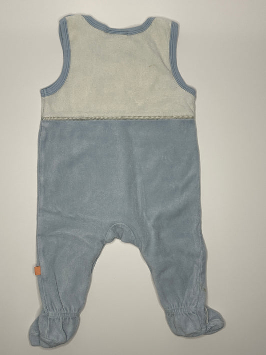 Warmer Strampler mit Füsschen Gr. 62/68