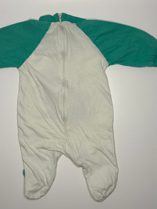 Vintage Baby Pyjama „Good Morning“ Gr. 62/68