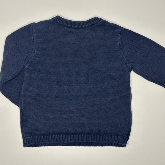 Baby dicker Pullover mit Eisbärmotiv Gr. 68