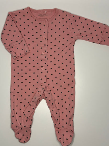 Rosa Strampler Gr. 50/56