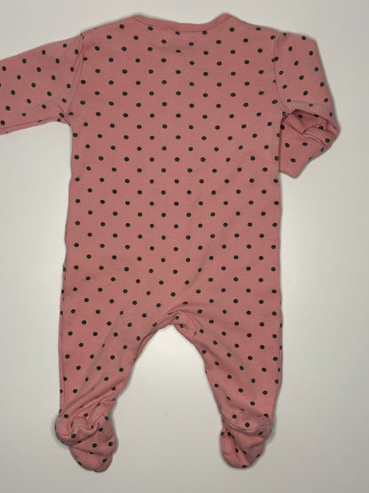 Rosa Strampler Gr. 50/56