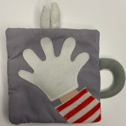 Bilderbuch aus Stoff mit Tiermotiven & Zirkusdesign