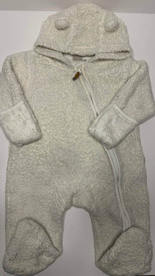 Winter Overall mit Kapuze und Ohren Gr. 62