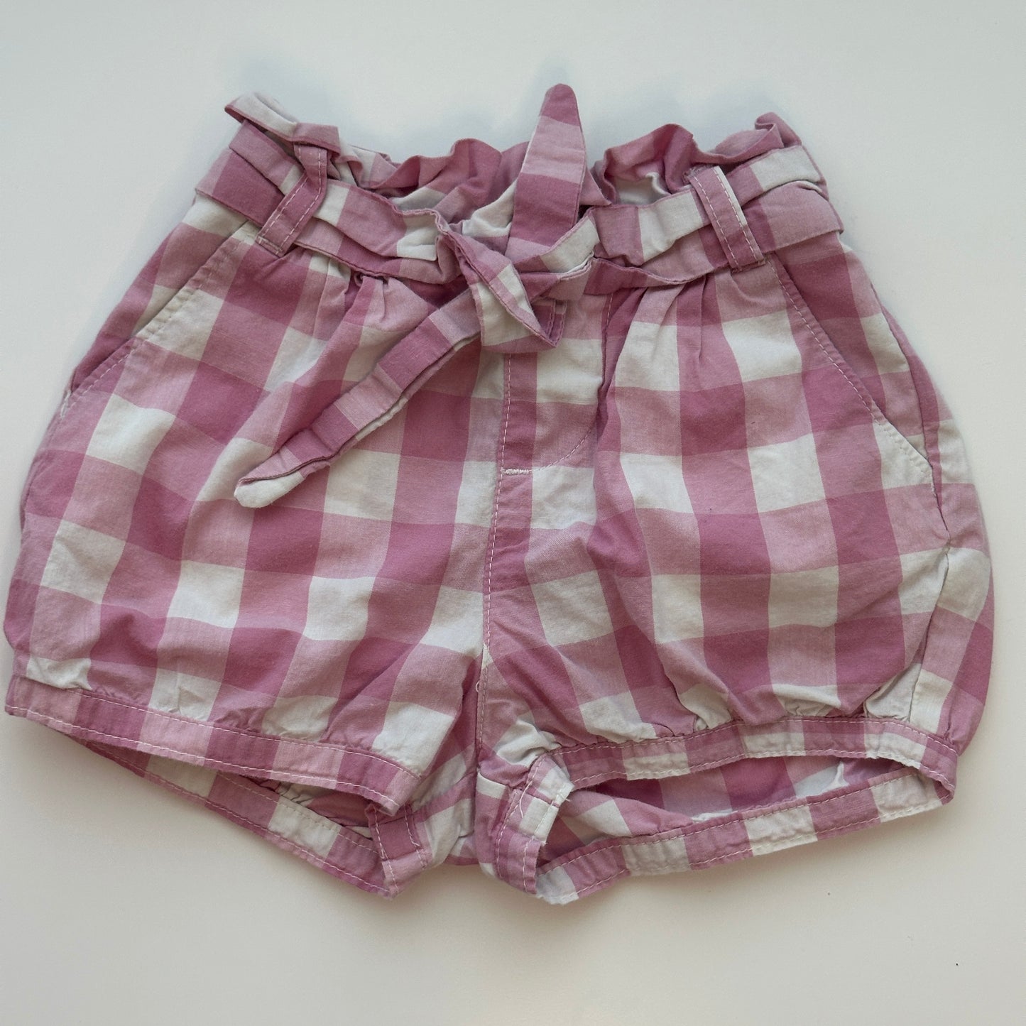 GAP Baby Shorts kariert aus Baumwolle – Grösse 68/74